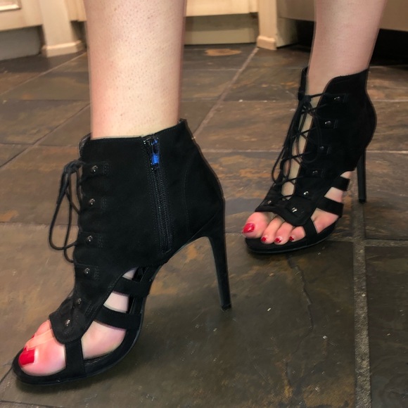 Wild Diva lace-up Heeled pumps - Picture 4 of 6